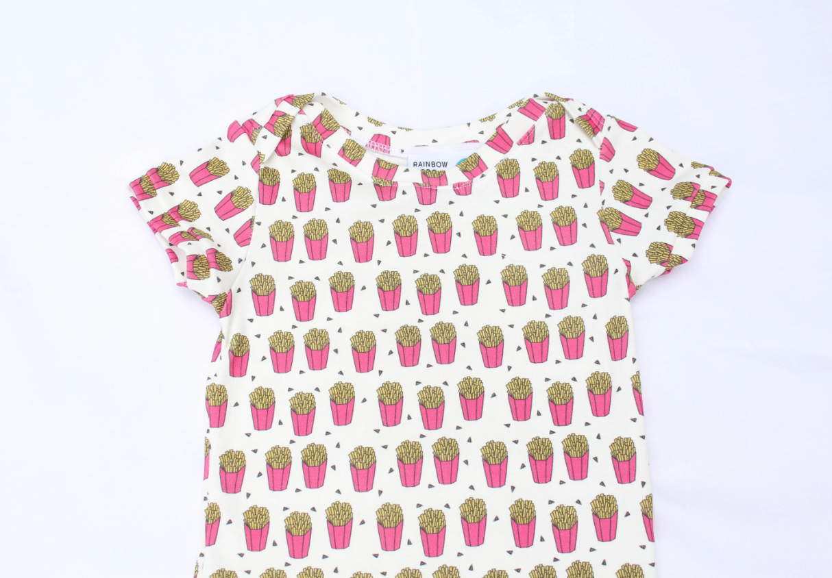 French Fries Baby Onesie