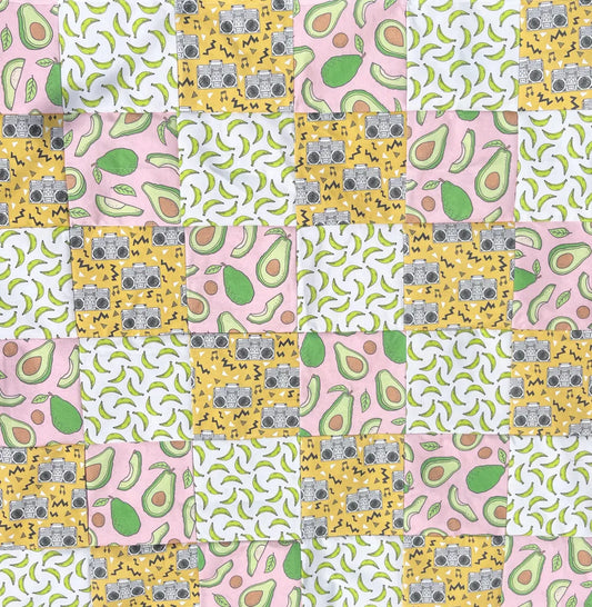 The Cali One: Handmade Organic Cotton Baby Blanket
