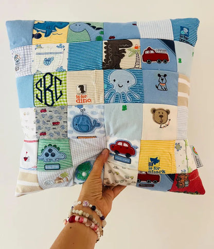 Custom Baby Clothes Memory Pillow
