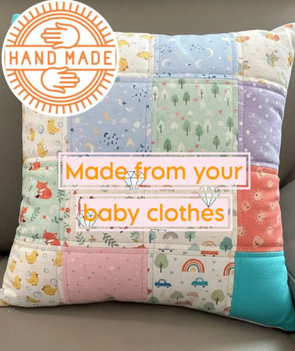Custom Baby Clothes Memory Pillow