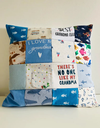 Custom Baby Clothes Memory Pillow