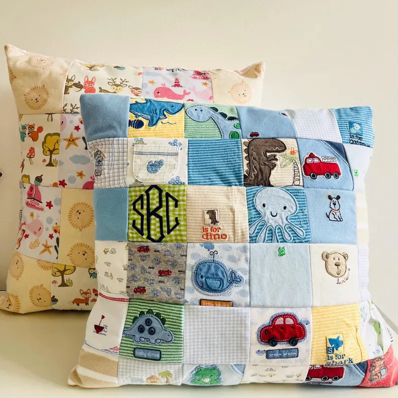 Custom Baby Clothes Memory Pillow