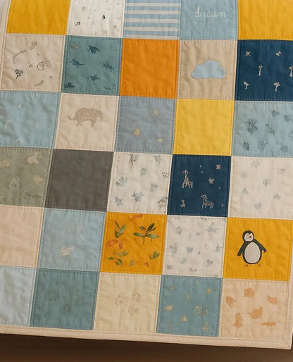 Custom Baby Clothes Memory Blanket