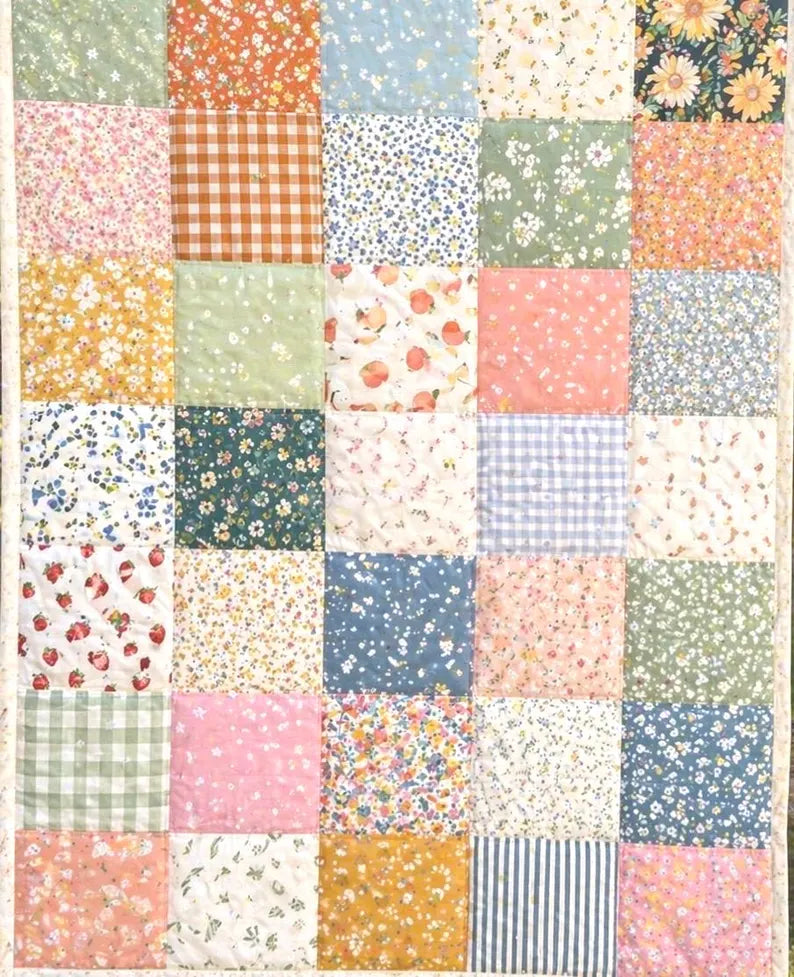 Custom Baby Clothes Memory Quilt