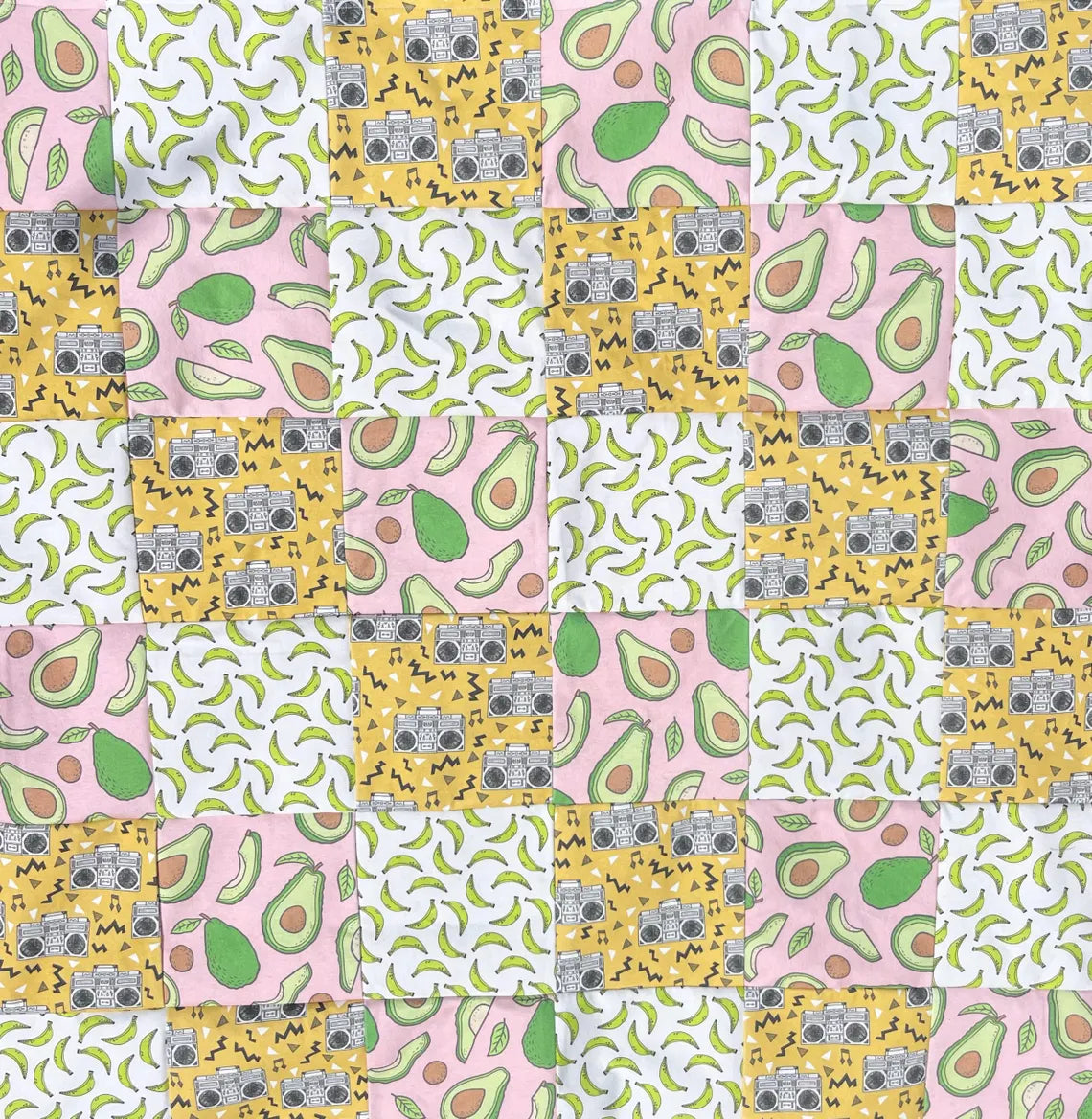 The Cali One: Handmade Organic Cotton Baby Blanket