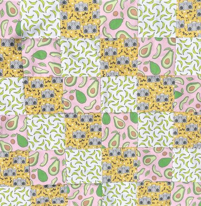 The Cali One: Handmade Organic Cotton Baby Blanket
