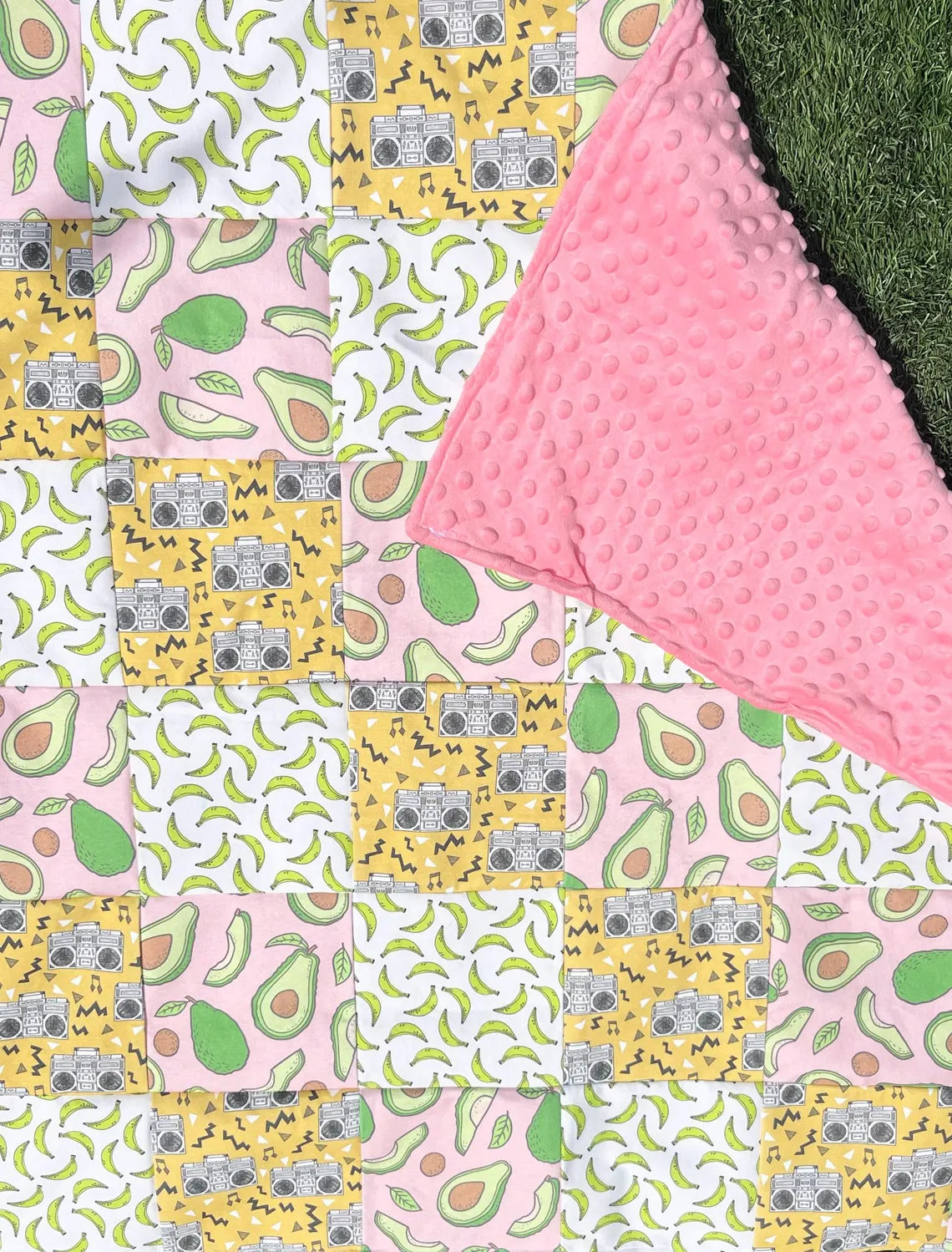 The Cali One: Handmade Organic Cotton Baby Blanket